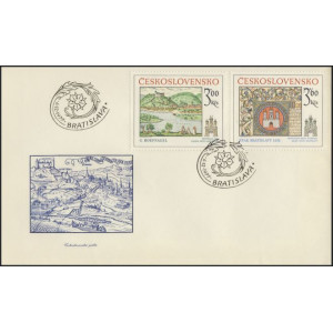 2289-2290 FDC - Bratislavsk&eacute; historick&eacute; motivy