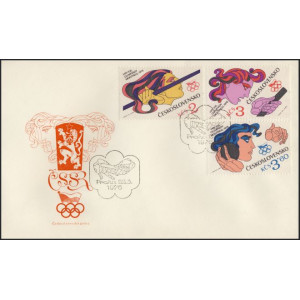2190-2192 FDC - XXI. LOH Montreal 1976