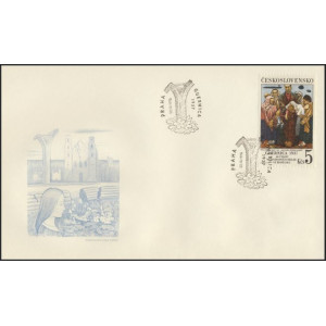 2218 FDC - 40. v&yacute;roč&iacute; Interbrig&aacute;d ve &Scaron;panělsku