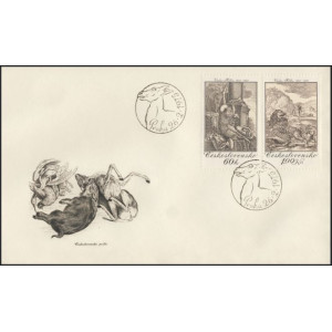 2122-2125 (s&eacute;rie FDC) - Loveck&eacute; motivy star&yacute;ch rytin