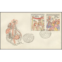 2130-2133 (s&eacute;rie FDC) - Česk&eacute; a slovensk&eacute; lidov&eacute; obyčeje