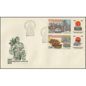 2167-2172 (s&eacute;rie FDC) - &Uacute;spěchy socialistick&eacute; v&yacute;stavby