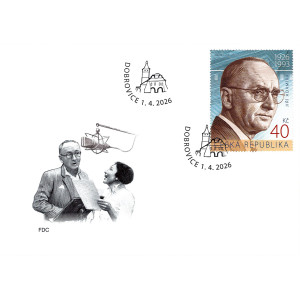 1349-1350 (s&eacute;rie FDC) - Jiř&iacute; Adam&iacute;ra a Hana Maciuchov&aacute;