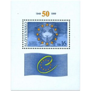 0179A (aršík) - 50. výročí založení Rady Evropy