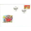 0750-751 FDC (s&eacute;rie) - Čtyřl&iacute;stek ve služb&aacute;ch kr&aacute;le